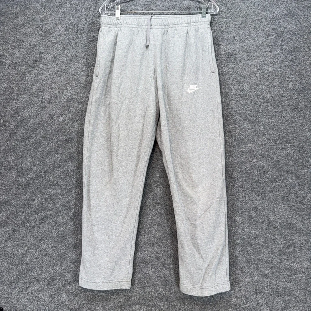 Nike Sweatpants Boys Large Gray Fleece Youth Kids Active Lounge Sportswear